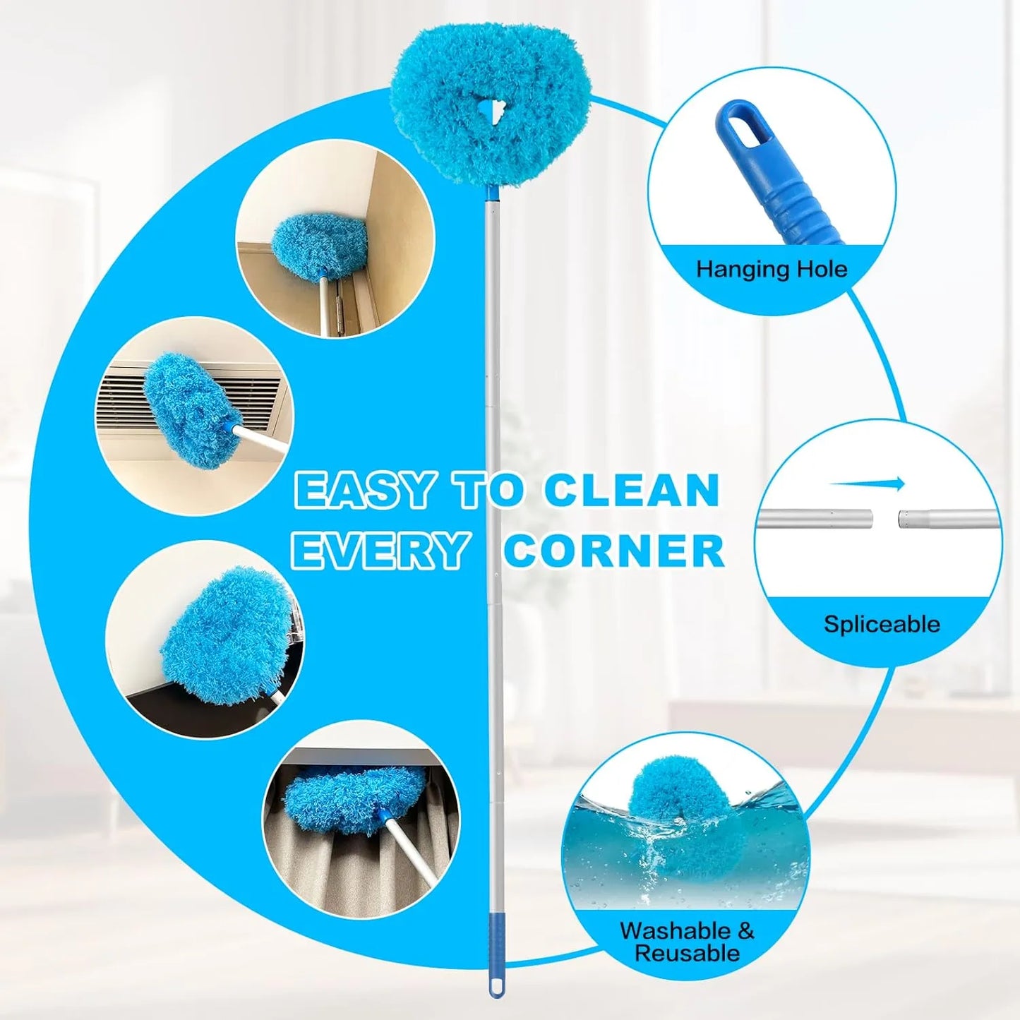 Multi-Purpose Extendable Ceiling Fan Duster