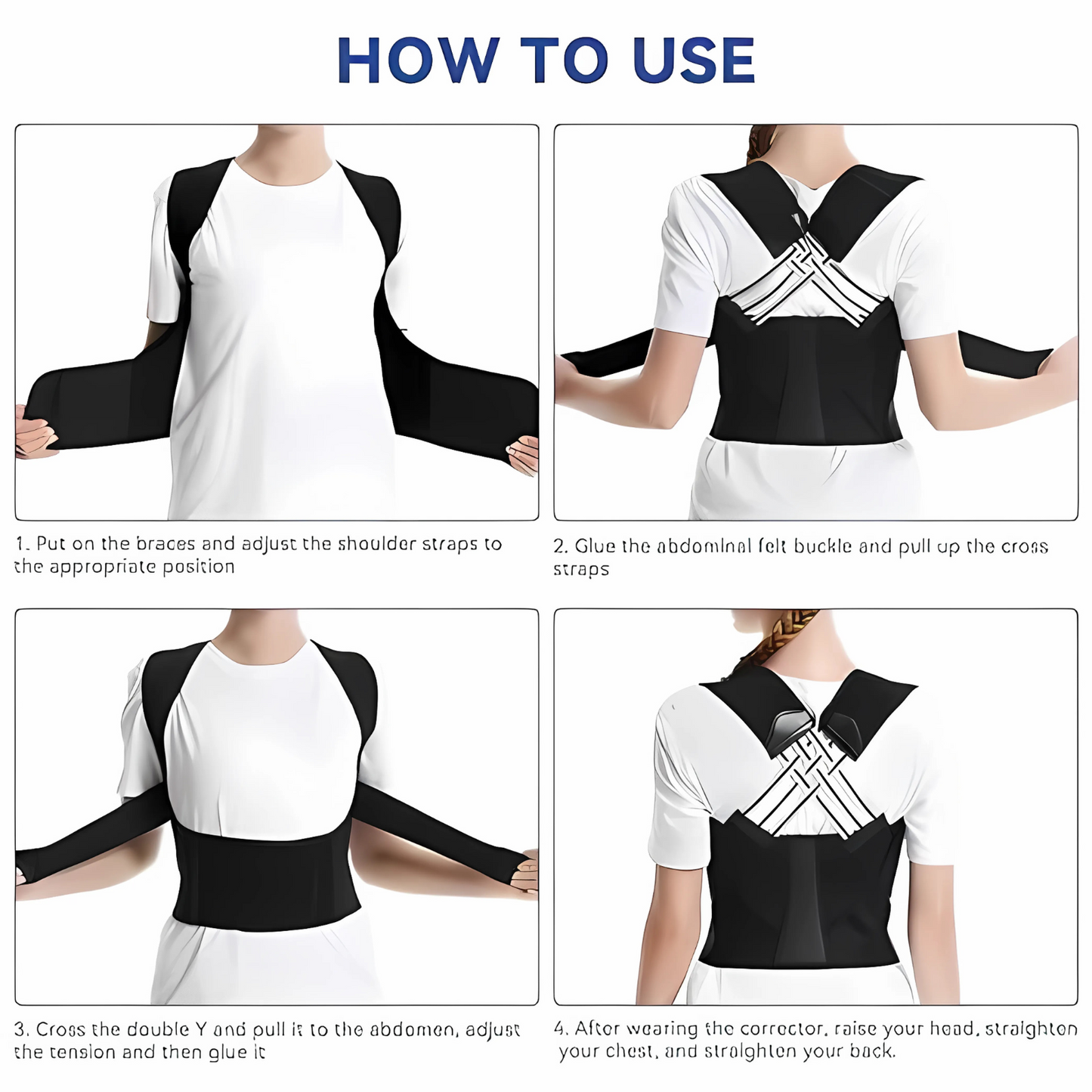 Adjustable Posture Corrector Belt For Men & Women - Pain Relief - ViralBuy