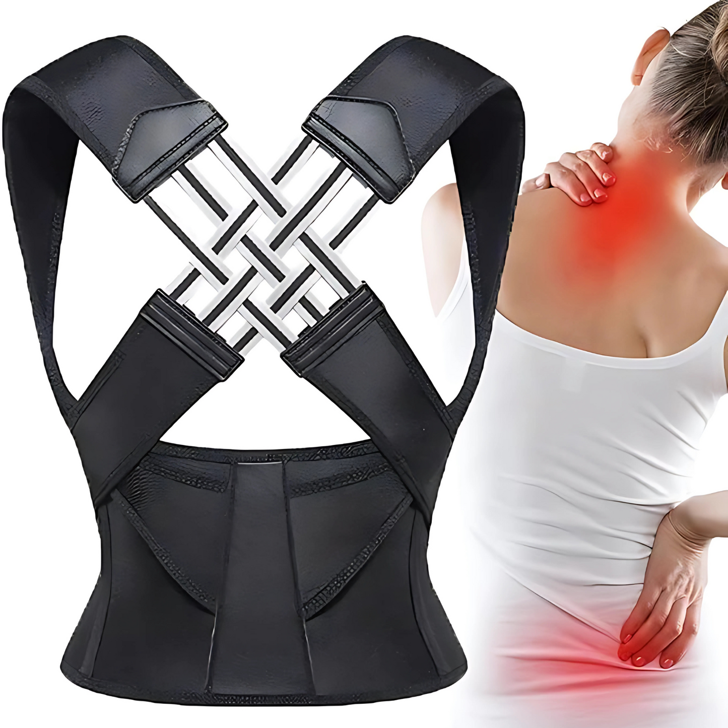 Adjustable Posture Corrector Belt For Men & Women - Pain Relief - ViralBuy