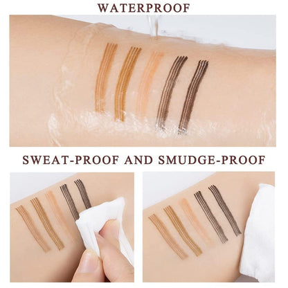 Waterproof 4 Points Microblading Eyebrow Pen with a Micro-Fork Tip Applicator - ViralBuy