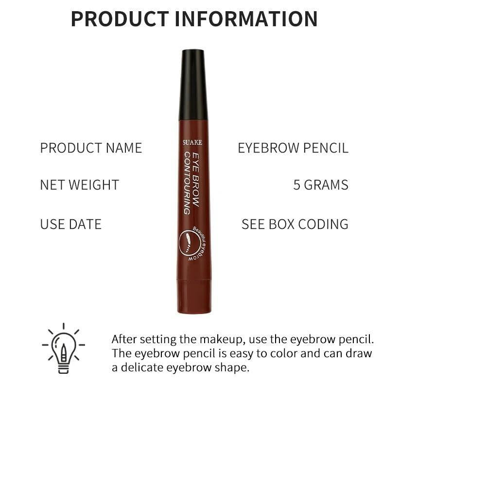 Waterproof 4 Points Microblading Eyebrow Pen with a Micro-Fork Tip Applicator - ViralBuy
