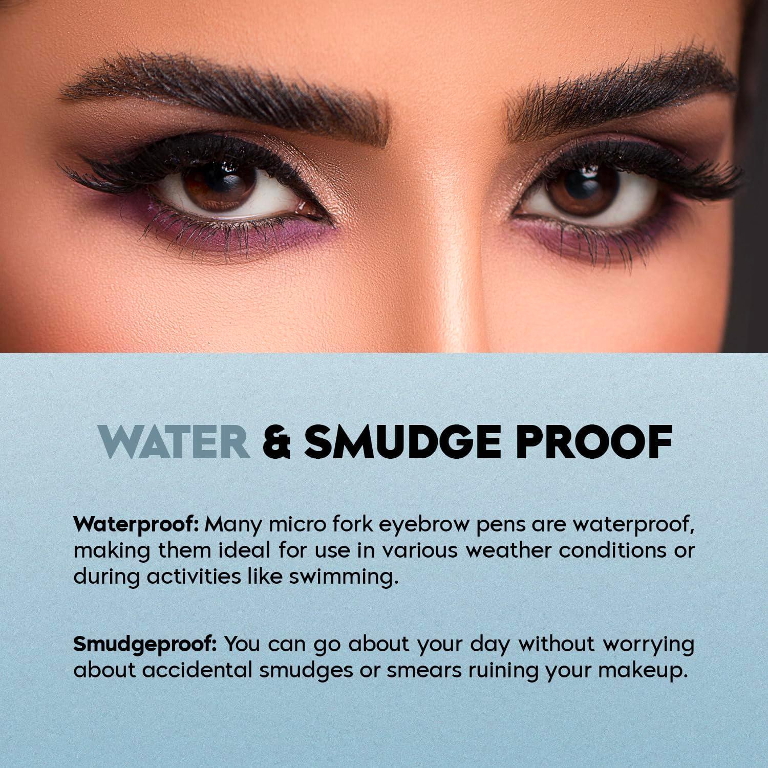 Waterproof 4 Points Microblading Eyebrow Pen with a Micro-Fork Tip Applicator - ViralBuy