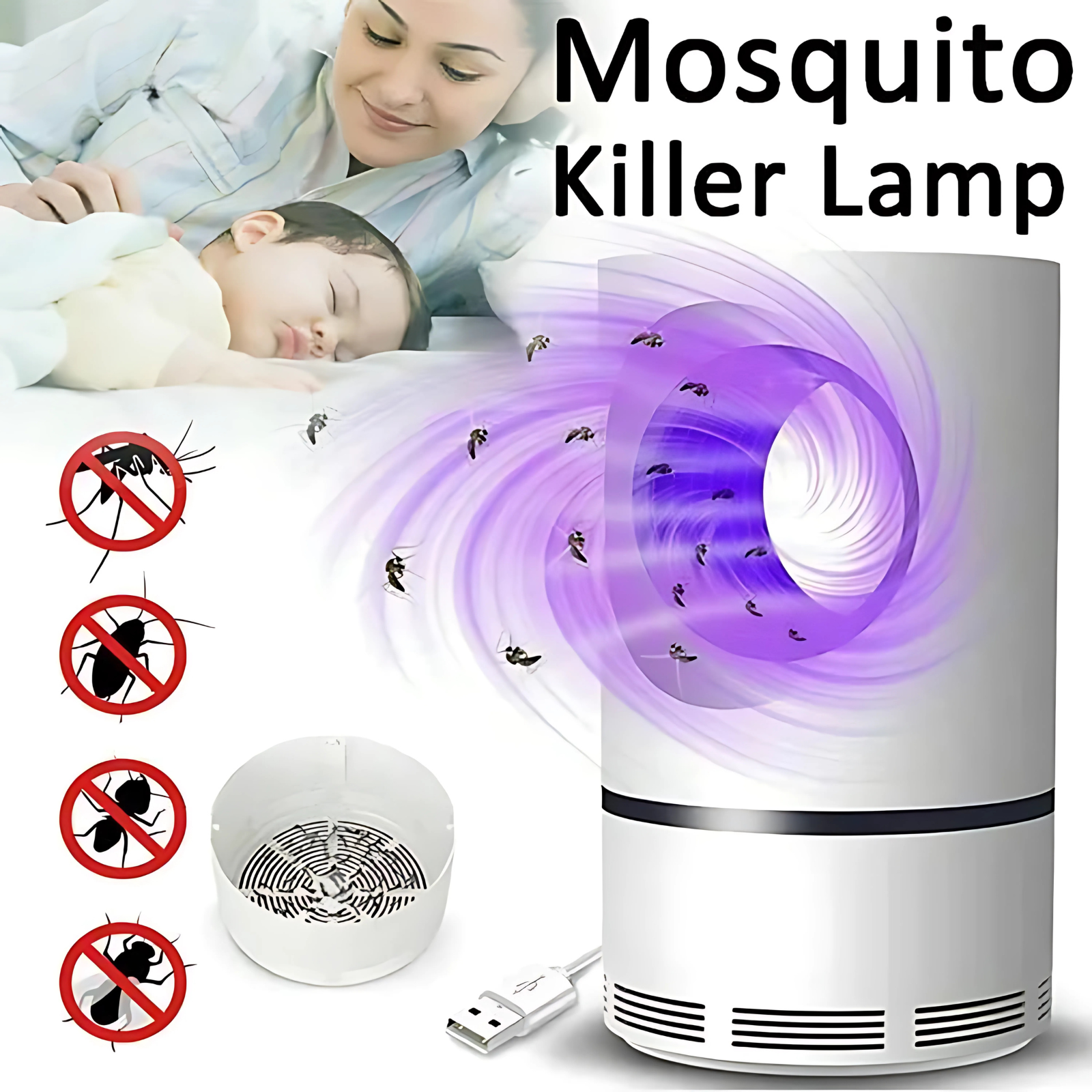 LED Mosquito Killer Lamp – No More Bites, No More Buzzing - ViralBuy